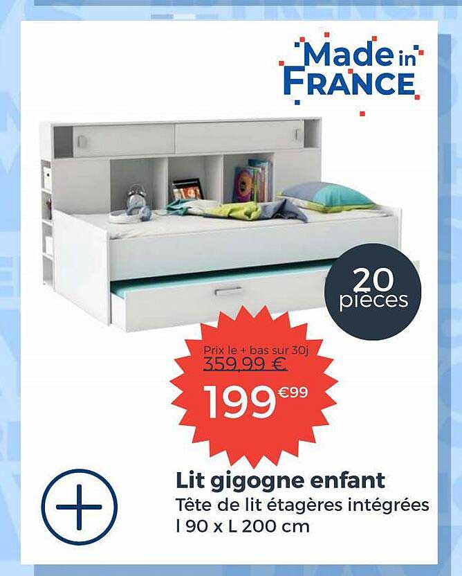 lit gigogne enfant