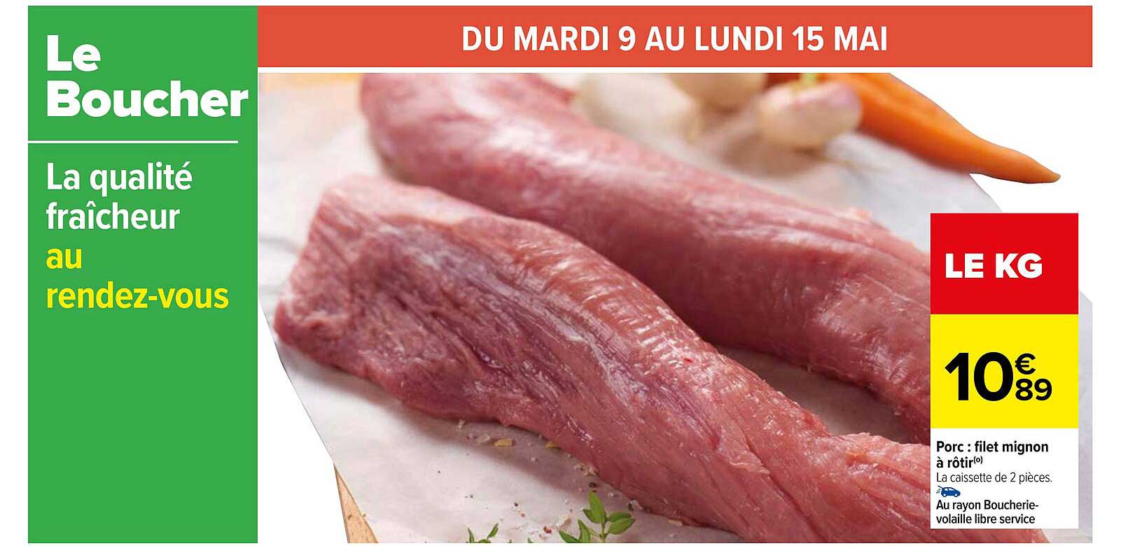 Porc : Filet Mignon à Rôtir