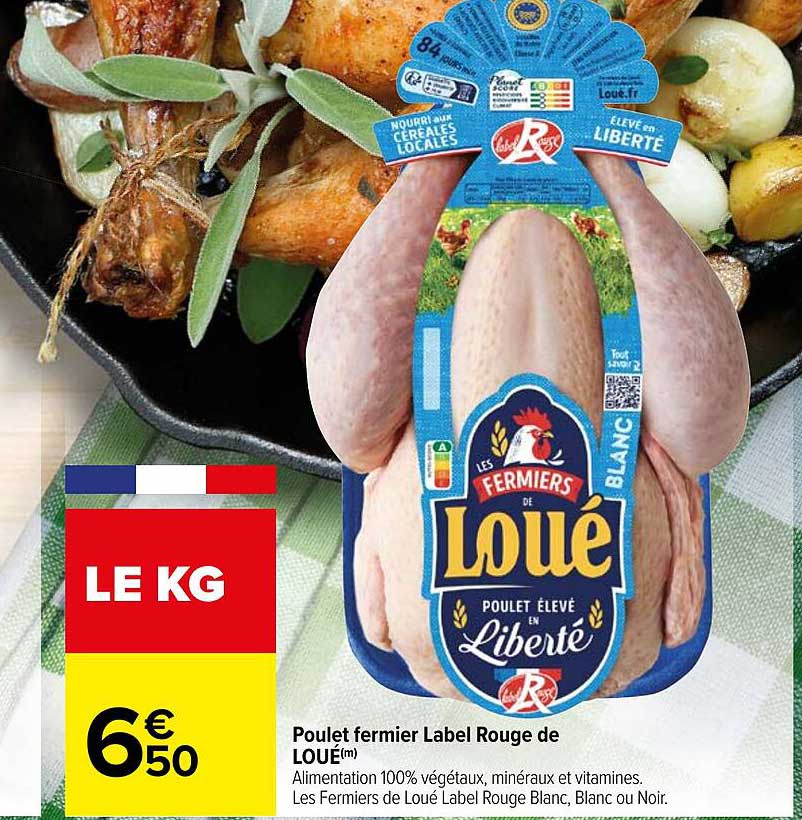 Poulet Fermier Label Rouge De Loué