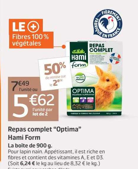 repas complet "optima" hami form
