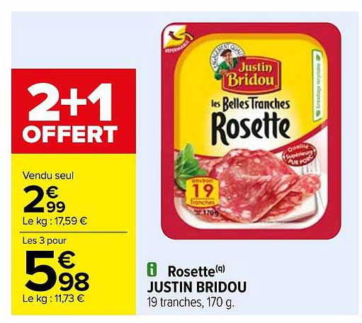rosette justin bridou
