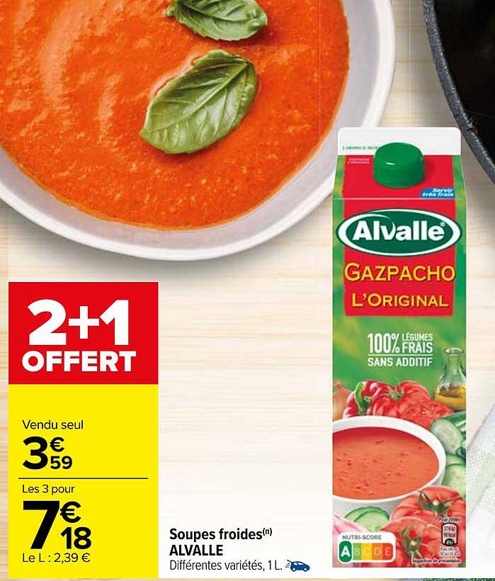 soupes froides alvalle