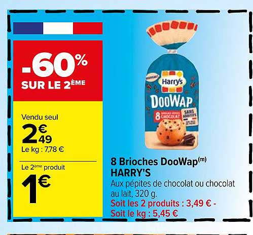 8 Brioches Doowap Harry's