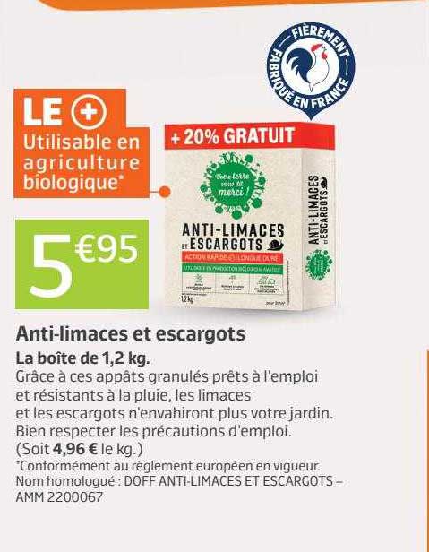 anti-limaces et escargots