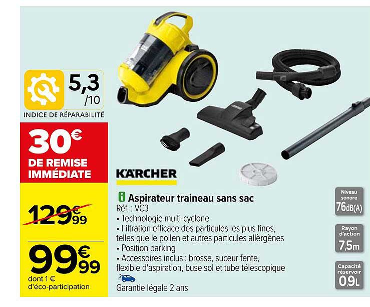 Aspirateur Traineau Sans Sac Kärcher