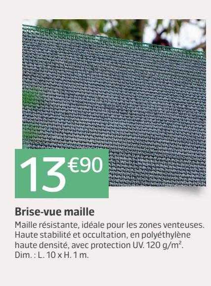 brise-vue maille