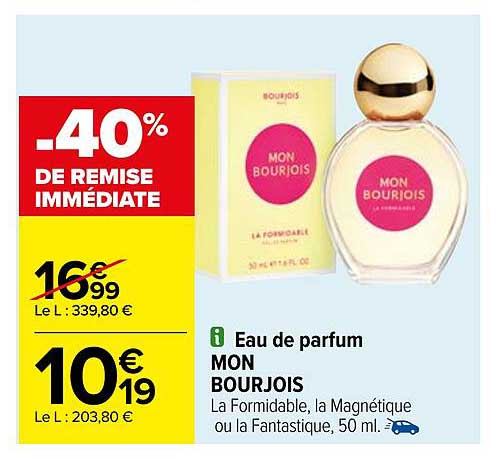 eau de parfum mon bourjois