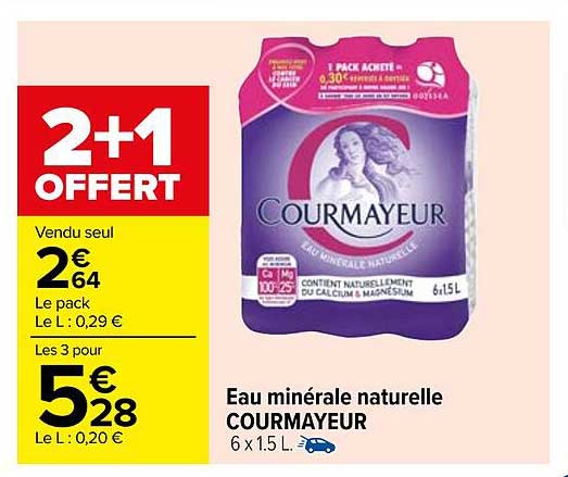 Eau Minérale Naturelle Courmayeur