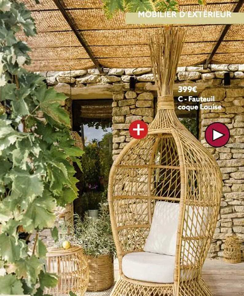 Fauteuil Coque Louise