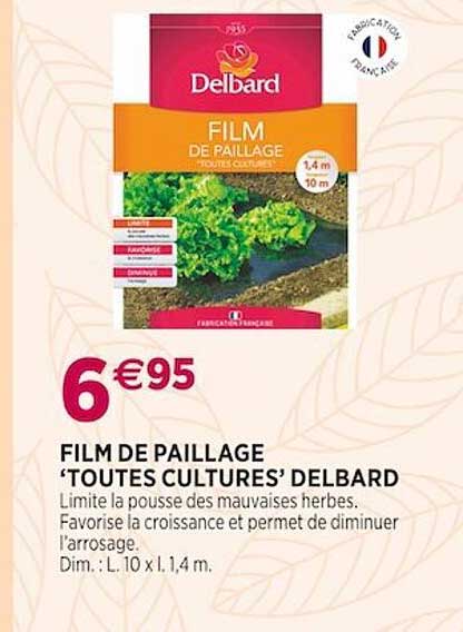 film de paillage 'toutes cultures' delbard