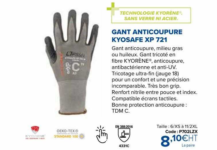 Gant Anticoupure Kyosafe Xp 721