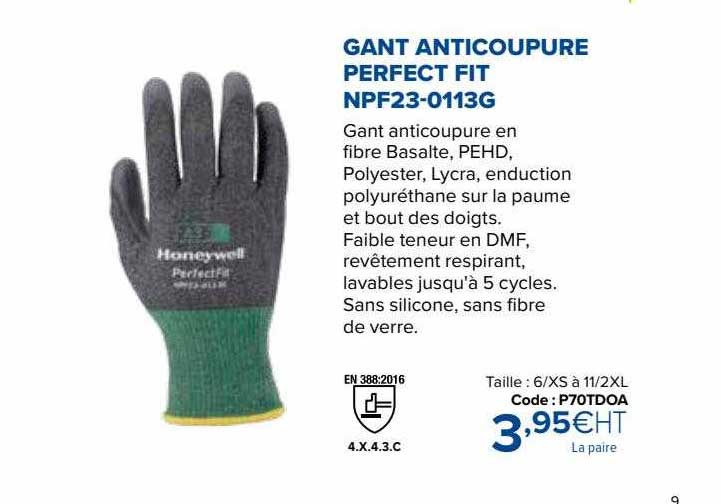 Gant Anticoupure Perfect Fit Npf23-0113g