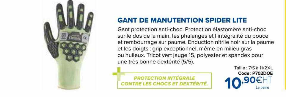 gant de manutention spider lite
