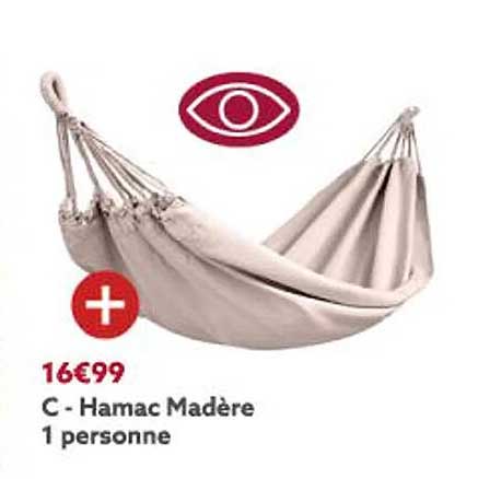 hamac madère 1 personne