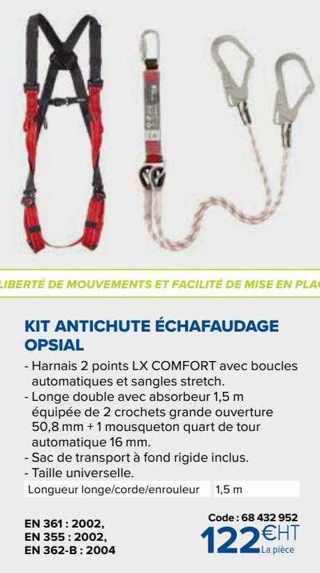 kit antichute échafaudage opsial