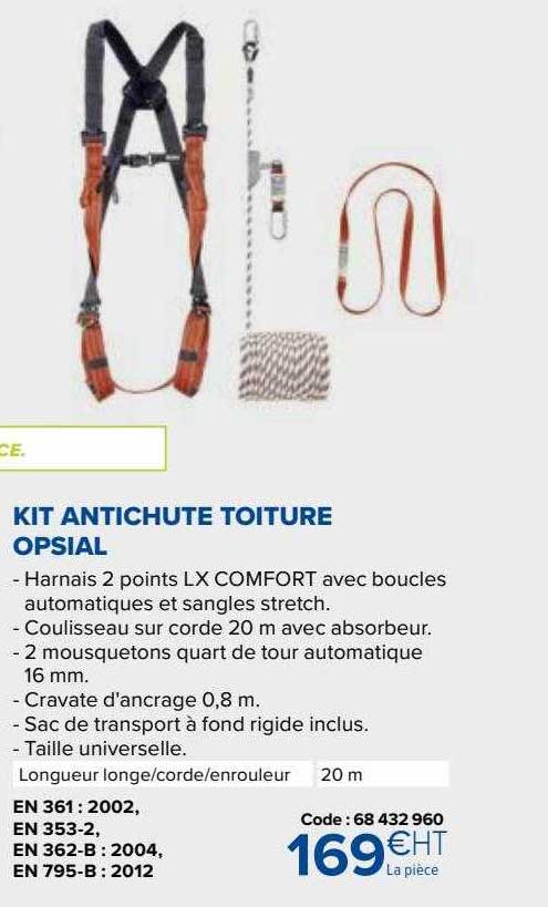 kit antichute toiture opsial