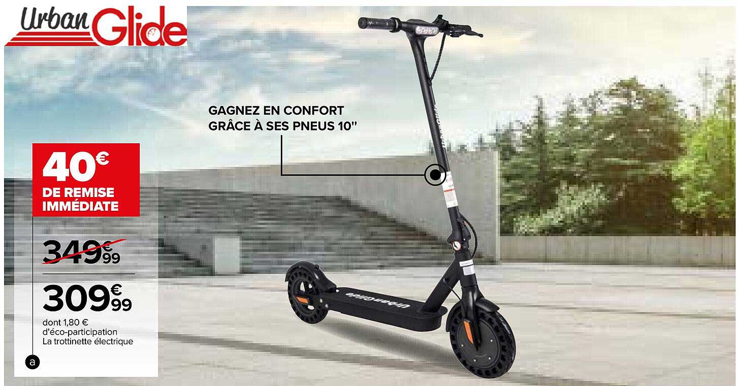 la trottinette électrique urban glide