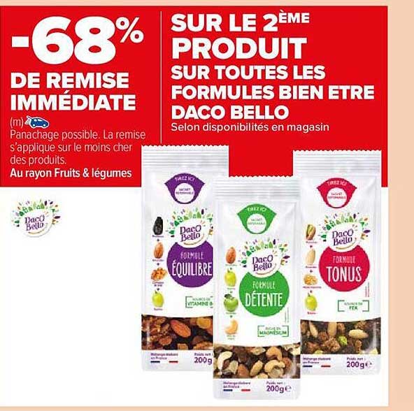 les formules bien être daco bello