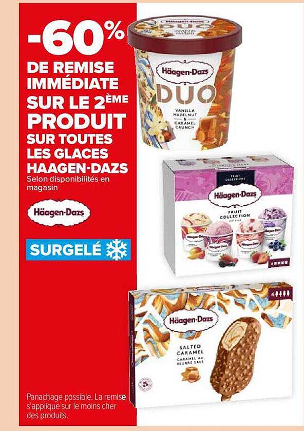 les glaces häagen-dazs
