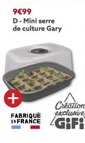 mini serre de culture gary