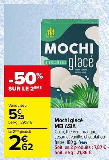 mochi glacé mei asia