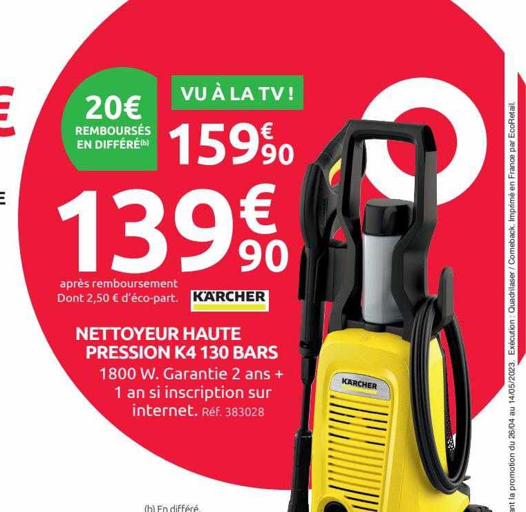 nettoyeur haute pression k4 130 bars kärcher