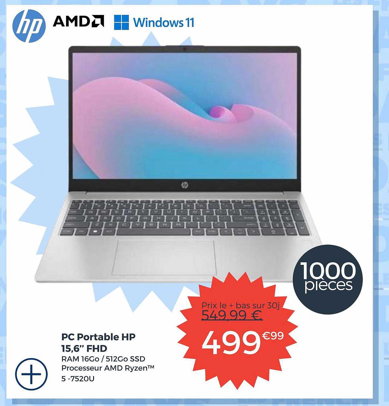 pc portable hp 15,6" fhd