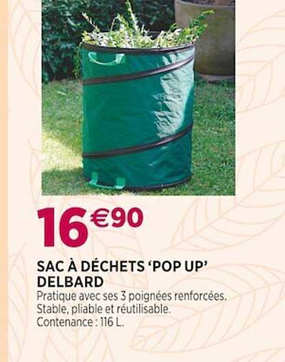 sac à déchets 'pop up' delbard