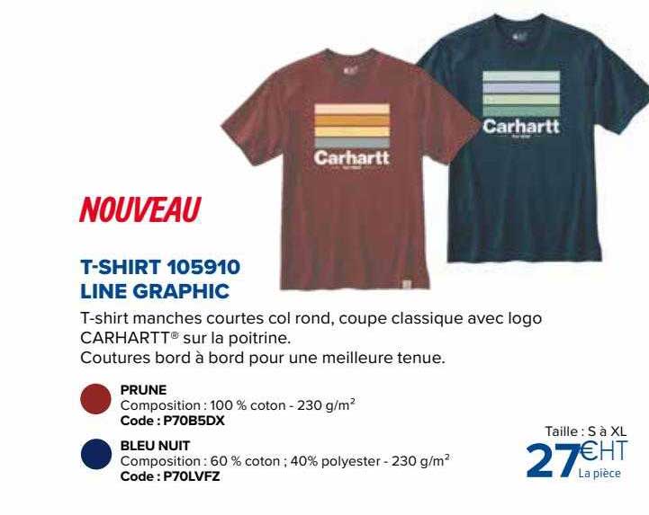 t-shirt 105910 line graphic