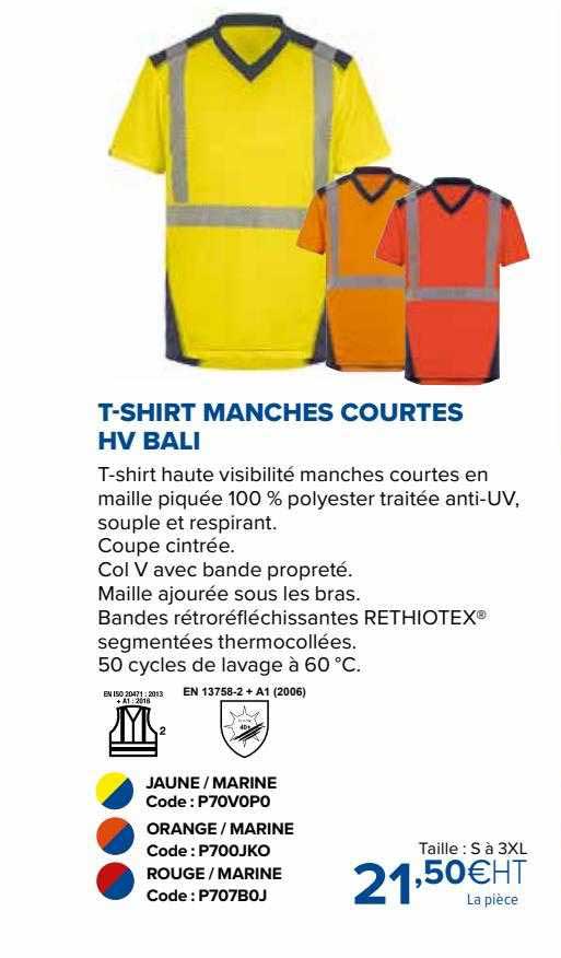 T-shirt Manches Courtes Hv Bali
