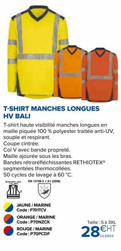 t-shirt manches longues hv bali