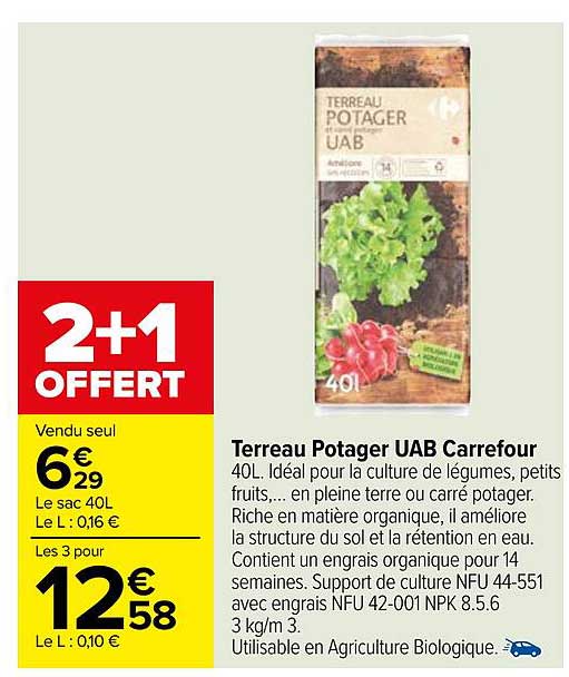 Terreau Potager Uab Carrefour