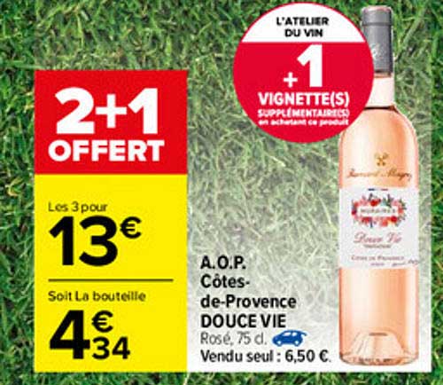 a.o.p. côtes-de-provence douce vie