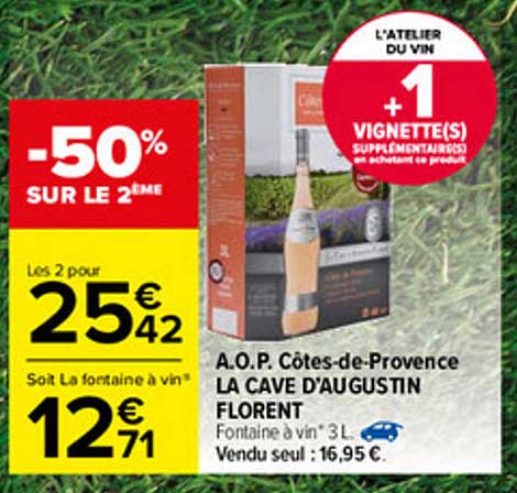 a.o.p. côtes-de-provence la cave d'augustin florent