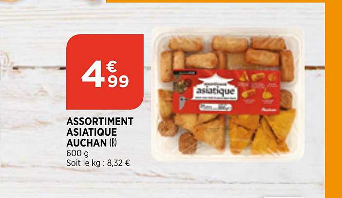 Assortiment Asiatique Auchan