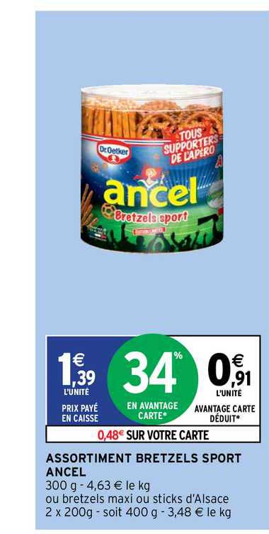 Assortiment Bretzels Sport Ancel