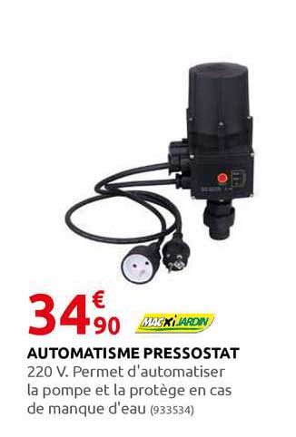 automatisme pressostat macxi jardin