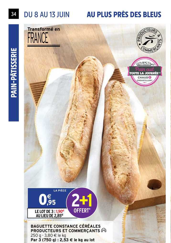 baguette constance céréales producteurs et commerçants