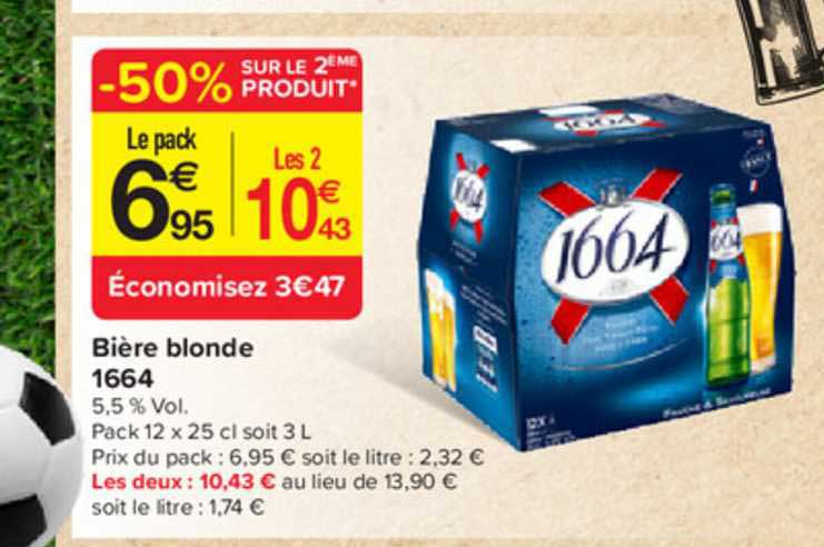 Bière Blonde 1664