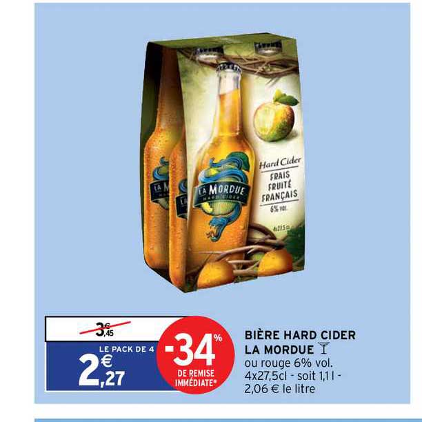 Bière Hard Cider La Mordue