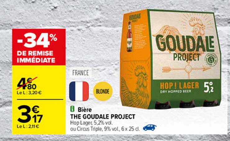 Bière The Goudale Project
