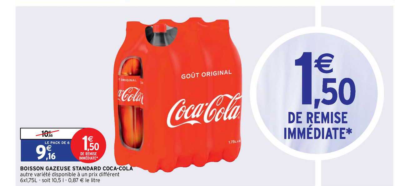boisson gazeuse standard coca-cola