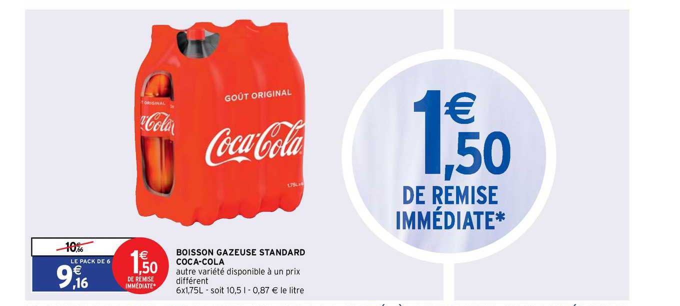 boisson gazeuse standard coca-cola