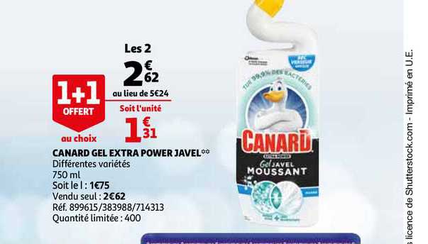 Canard Gel Extra Power Javel