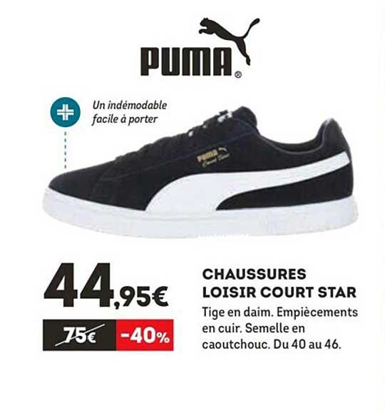chaussures loisir court star puma