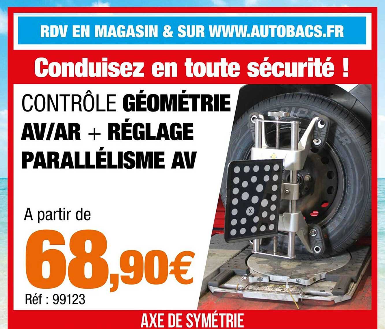 Contrôle Géométrie Av-ar + Réglage Parallélisme Av