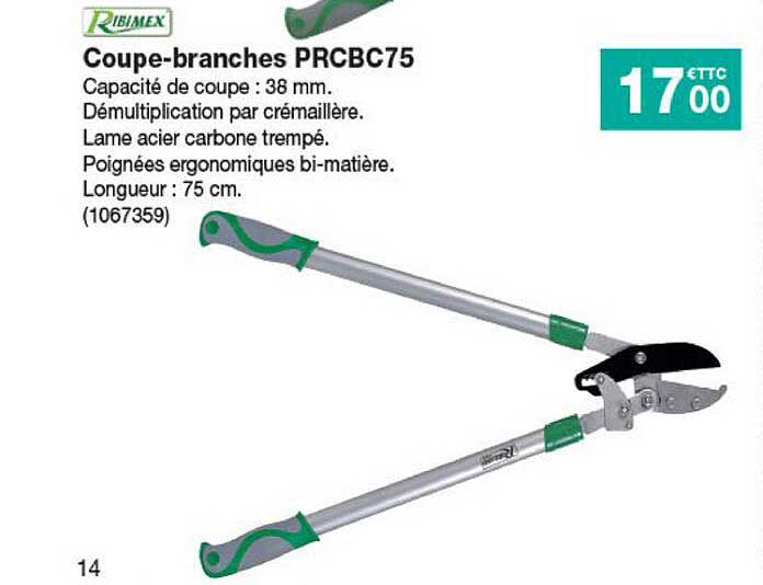 coupe-branches prcbc75 ribimex