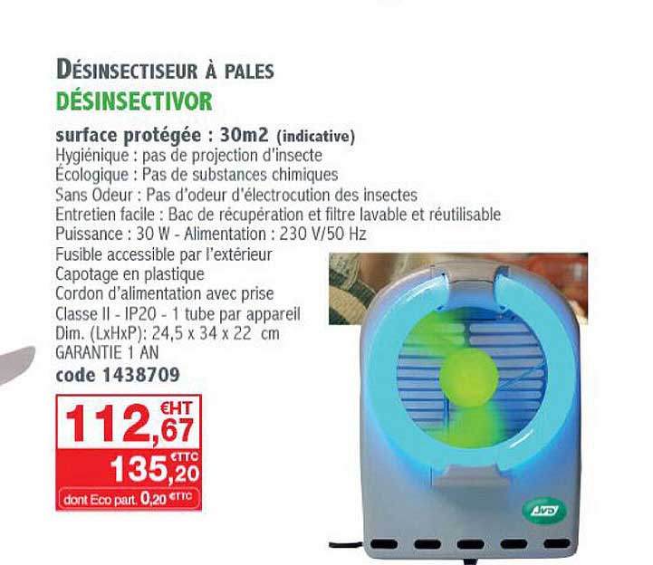 désinfectiseur à pales