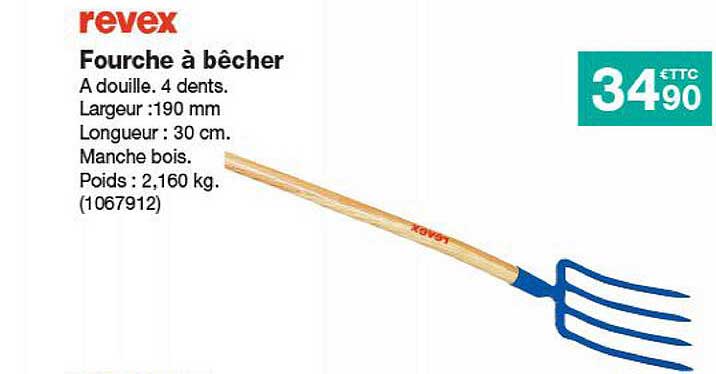 fourche à bêcher revex