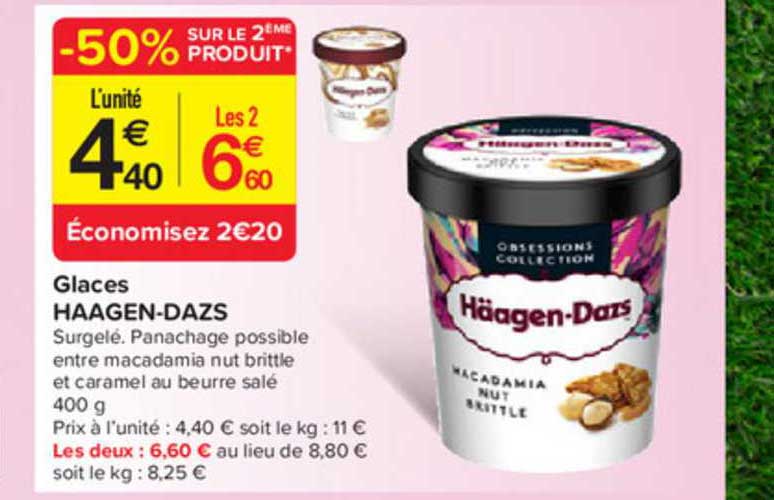 glaces häagen-dazs